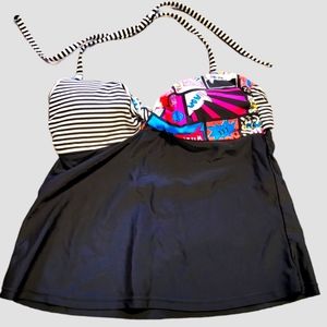 Vintage Ocean Pacific Neon Tankini size medium
